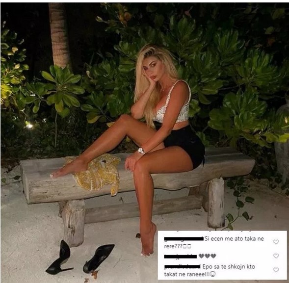 Luana pozon gjithë qejf nga Maldivet, por fansat i presin hovin: S’shkohet me taka në plazh! 1 41
