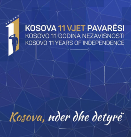 “Kosova, nder dhe detyrë”, zbulohet logoja e 11 vjetorit të Pavarësisë 1 Kosova 11 vjet
