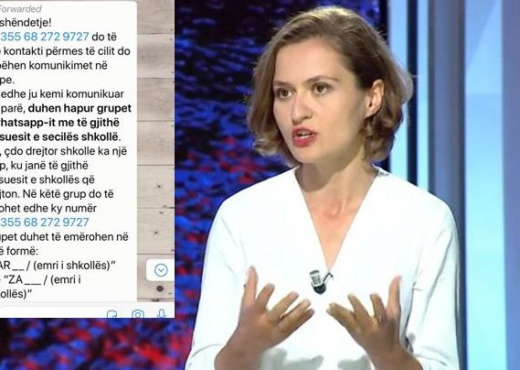 “Ministrja Shahini skemë për të kontrolluar bisedat e mësuesve” besa56