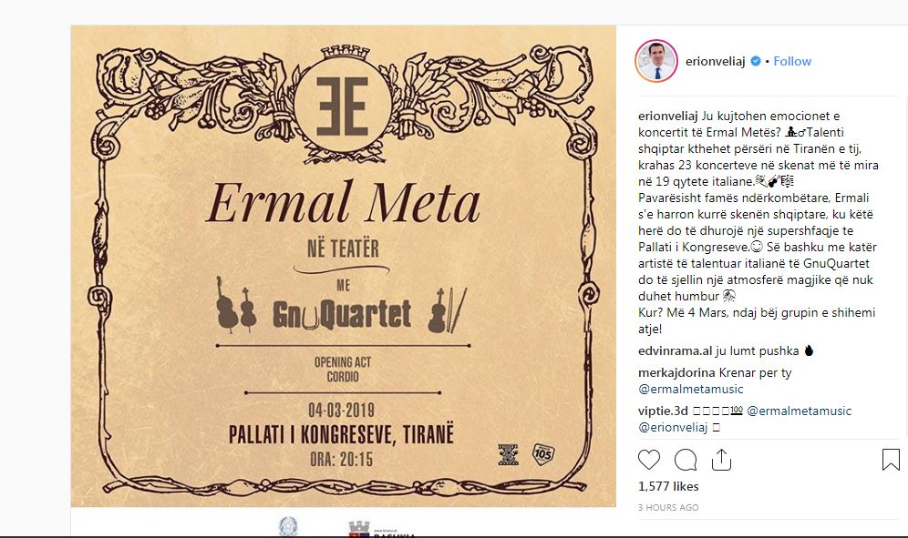 erion veliaj