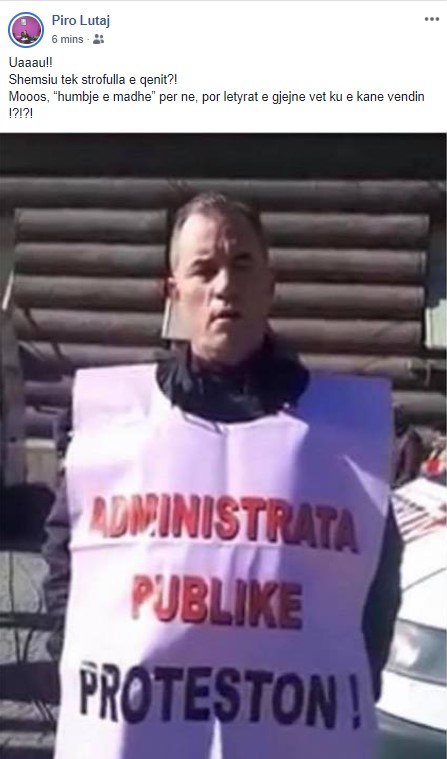 “Shemsiu tek strofulla e qenit?!” / Piro Lutaj përplaset me ish-drejtorin e Ramës: Lëtyrat e gjejnë vet ku e kanë vendin 1 piro lutaj