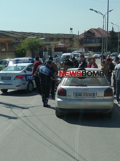 Aksident i rëndë, 'Audi' përplas gruan në Tiranë 1 22 7