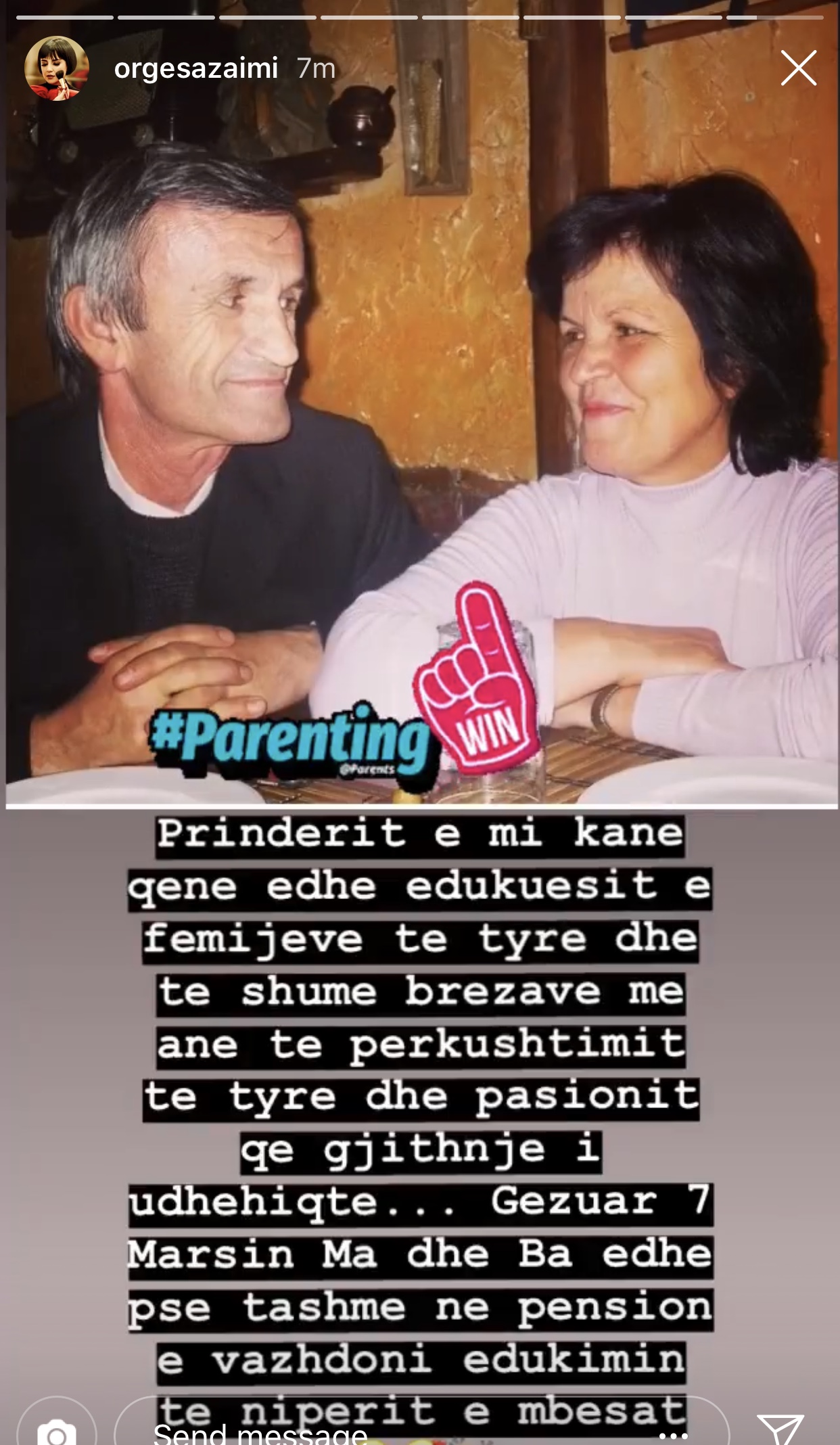 7 marsi: Njihuni me super-prindërit-mësues të personazheve të showbizit shqiptar! 2 89319CA8 D5DA 44D9 9E2E B2C135363B50