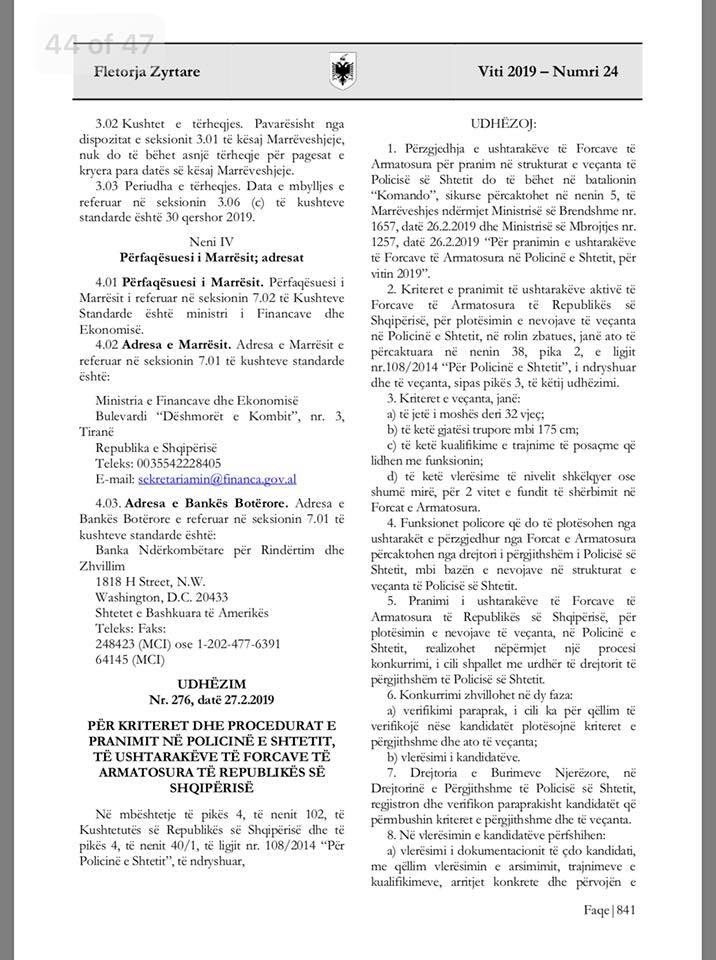 “Rama po vendos juntën ushtarake”, deputeti publikon VKM: Ja si do futen në polici Forcat Komando 3 VKM Komandot Polici