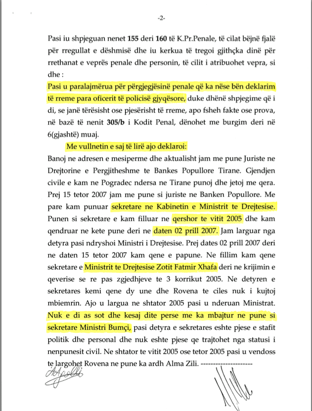DOKUMENTET/ Dëshmia që tregon se kush qëndronte pas Gërdecit 3 faksimile3 2