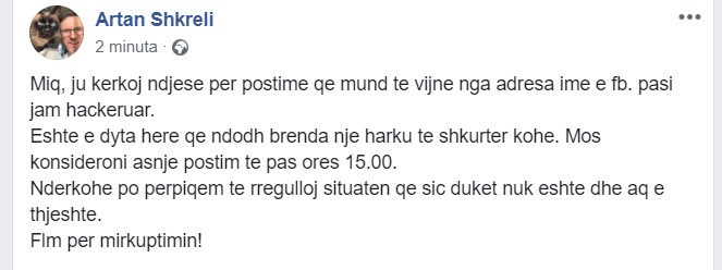 Zv.ministrit të Ramës i vjedhin FB: Maskarallëk, iku dhe një copë gjelbërimi në Tiranë 2 status 2