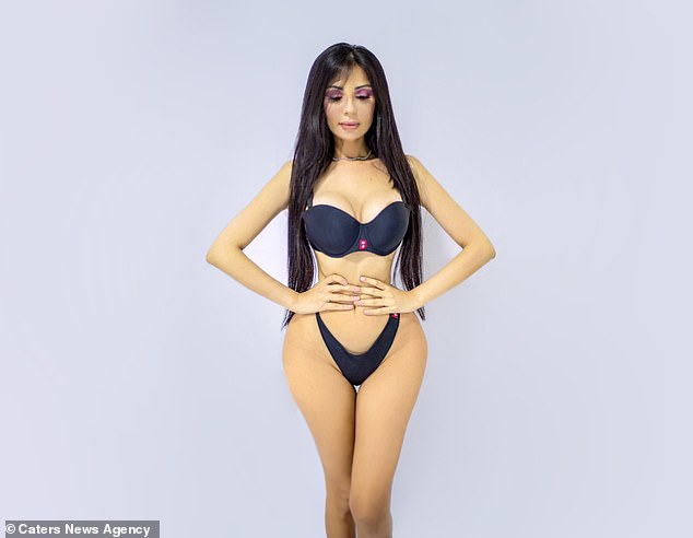 Do të jetë si Kim Kardashian, vajza heq 8 brinjë dhe shpenzon gjysmë milion paund me ndërhyrje kirurgjikale 2 Kim 1 1