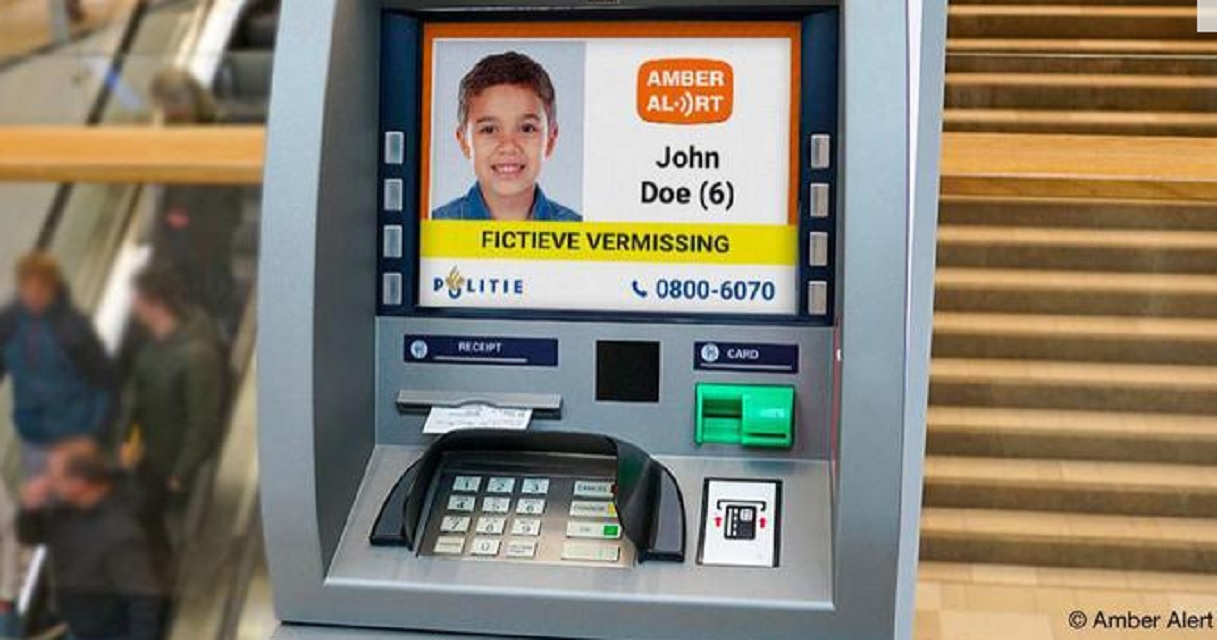 Holandë, bankomat për fëmijët e zhdukur bankomat holande
