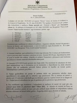 Dokumentet/ Nga vjen gazi lotsjellës që hedh policia në protestë, kur është përdorur për herë të parë në Shqipëri 2 dokument 2