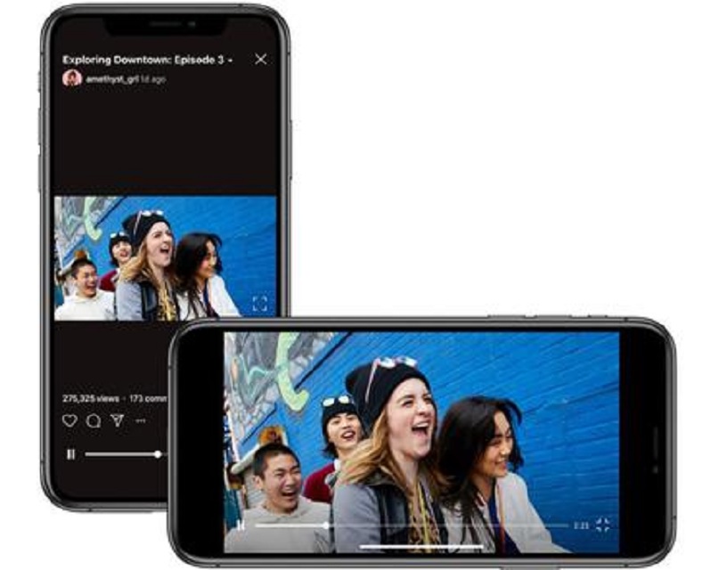 Ndryshon TV e Instagramit, ja si do jenë videot instagram 1