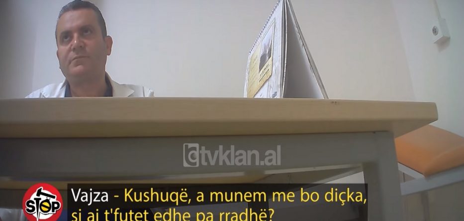 Skandali/ Si paguhen 1 mijë Euro nën dorë tek QSUT (Kamera e fshehtë) mjeku enes hafizi