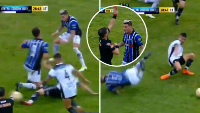 Futboll apo luftë? Ja video që u bë virale ndeshje ne argjentine