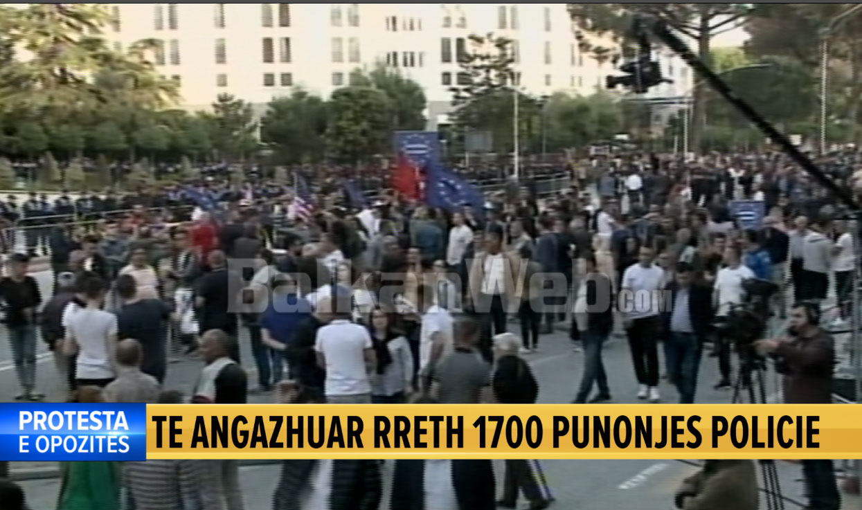 Masat e policisë, snajperë e kamera me rezolucion të lartë për protestuesit problematik 2 protesta e opozites 1