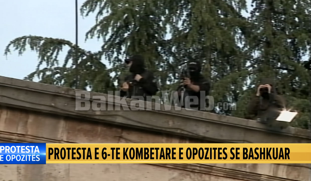 Masat e policisë, snajperë e kamera me rezolucion të lartë për protestuesit problematik 3 protesta e pozites 1