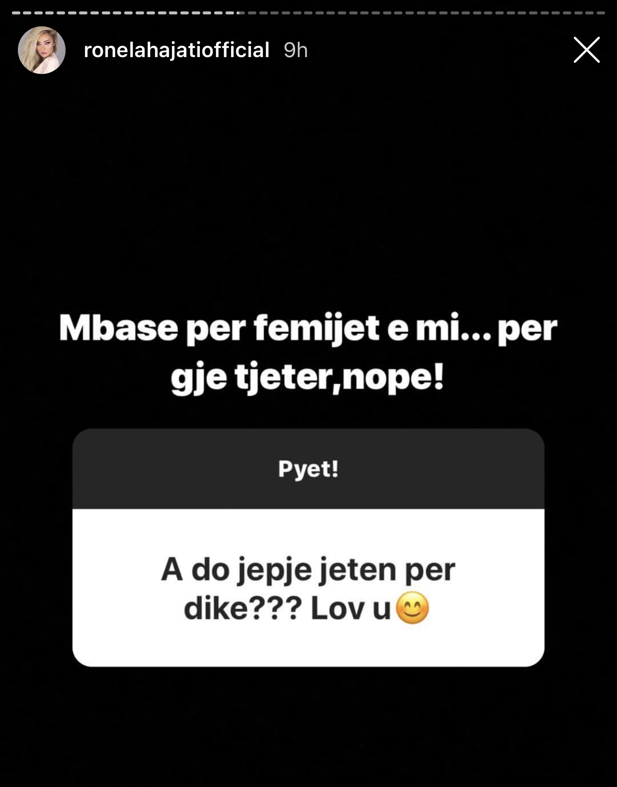 Për kë e jep jetën Ronela Hajati! 1 ronela