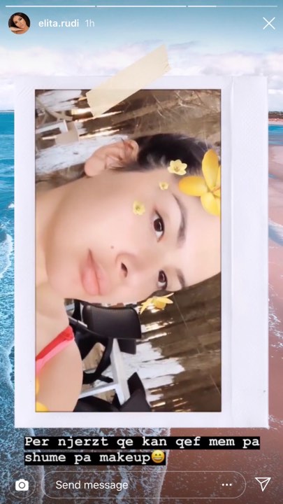 Elita Rudi poston foto pa grim, ja mesazhi për ndjekësit! 1 Elita Rudi 2