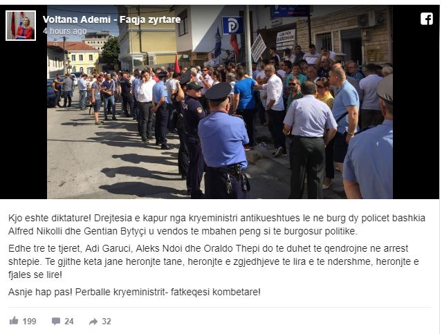 Voltana Ademi: Shkodra si në vitin 1945. E drejta e protestës nuk mund të burgoset 1 Voltana 2