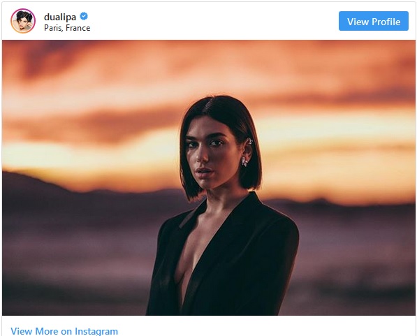 Dua Lipa bën realitet ëndrrën e saj 1 dua lipa