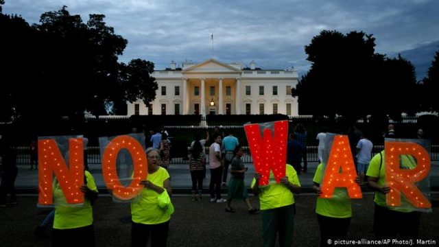 Peter Philipp / Luftë dhe paqe e llojit Trump no war shba
