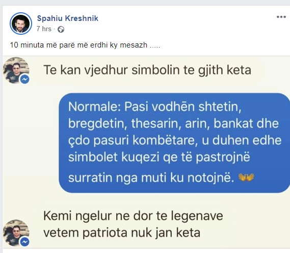 postimi kreshnik spahiu