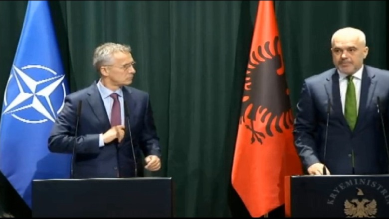 Pak para protestës së PD-së, shefi i NATO-s në Tiranë, Rama: Folëm për konfliktin politik dhe negociatat rama Stoltenberg