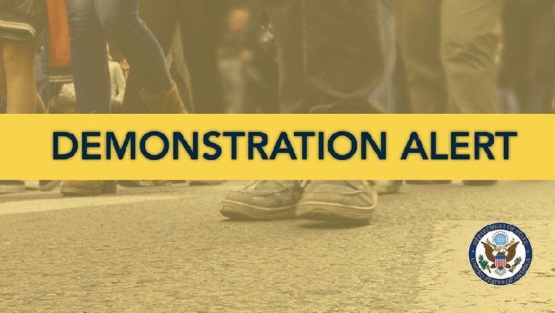 Protesta e opozitës/ Ambasada e SHBA paralajmëron qytetarët tre ditë para: Evitoni vendet e grumbullimit shba proteste