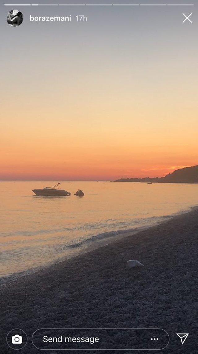 Nuk fshihen më, Bora Zemani dhe Donald Veshaj kapen mat buzë detit bashkë 2 bora 0