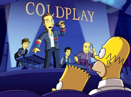chris martin simpsons