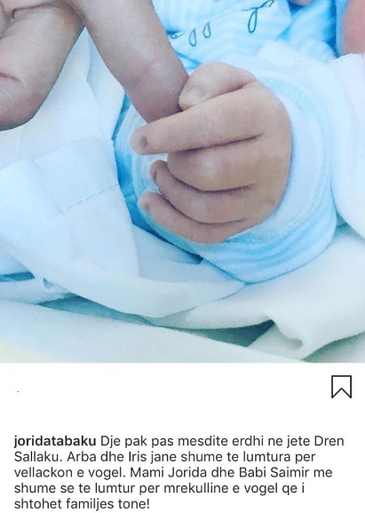 Ish deputetja jep lajmin e bukur, vjen në jetë Dren 1 jorida djali