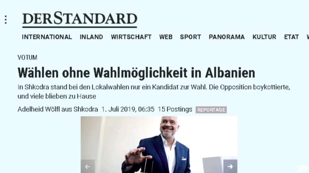 Ja si i komentojnë mediat gjermane zgjedhjet në Shqipëri mediat gjermane