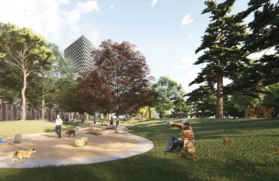 Zbulohet projekti i Parkut Rinia/ Veliaj: Nisim një transformim unik, hapësira shtesë për fëmijët dhe gjyshërit 2 parku rinia bashkia tirane veliaj 2