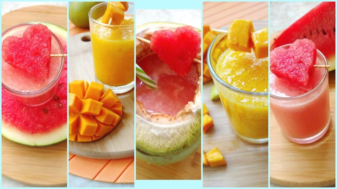 7 receta për pije freskuese në verë pije