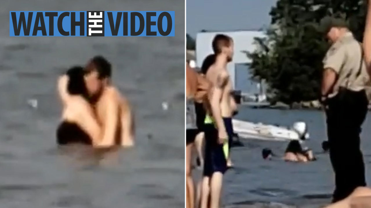 VIDEO/ Çifti bën seks në plazh në sy të fëmijëve, por e pëson keq seks 3