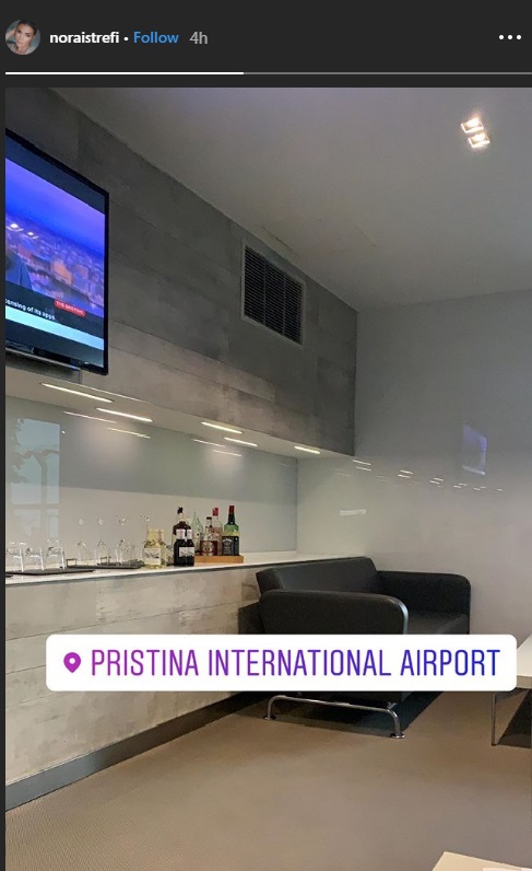 Nora Istrefi aeroport