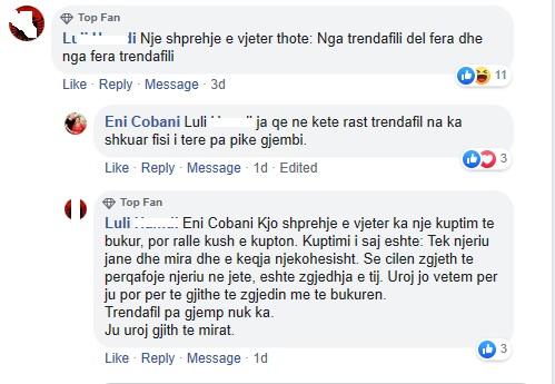 "Të njoh unë ty pa merak"! Eni Çobani reagon sërish ndaj akuzave se merr para nga hallexhinjtë që dalin në TV 1 414548