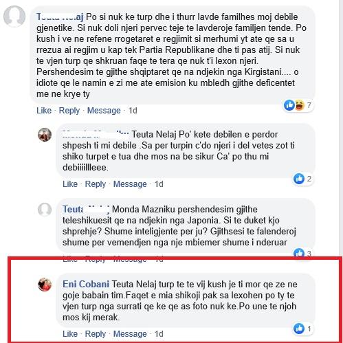 "Të njoh unë ty pa merak"! Eni Çobani reagon sërish ndaj akuzave se merr para nga hallexhinjtë që dalin në TV 2 414549