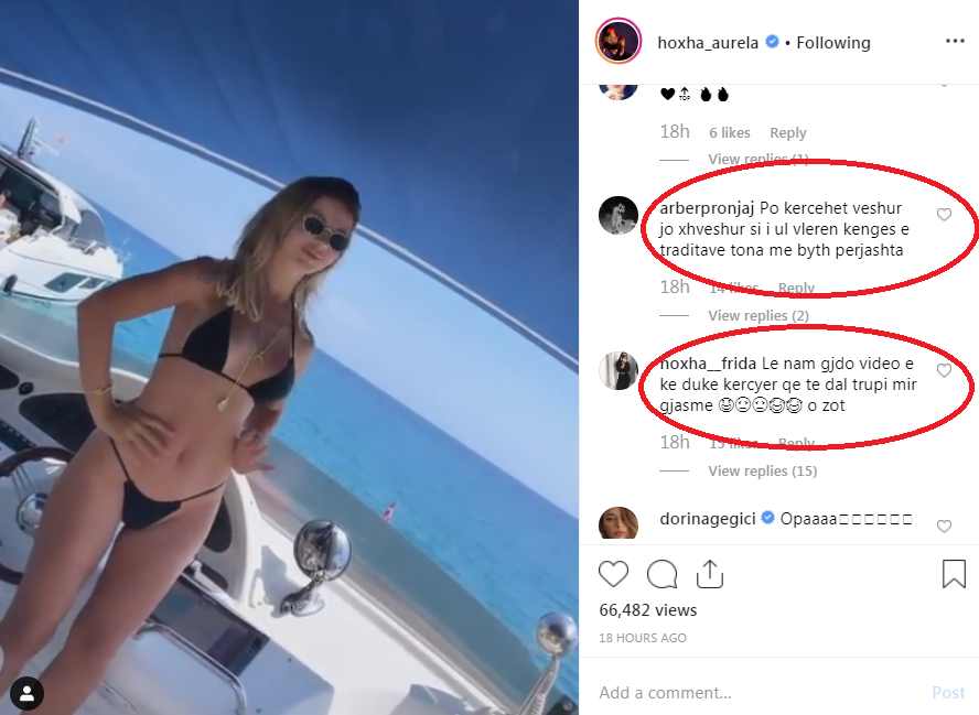 Kërceu vallen e Rugovës me bikini, ndjekësit kritikojnë Aurela Hoxhën: Vishu se i ul vlerat këngës 2 Aurela 4
