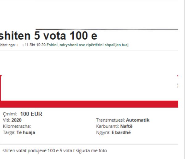 Zbulohet skandali/ Qytetarët e nxjerrin votën në shitje online: 5 vota sa 100 euro 2 Capture14