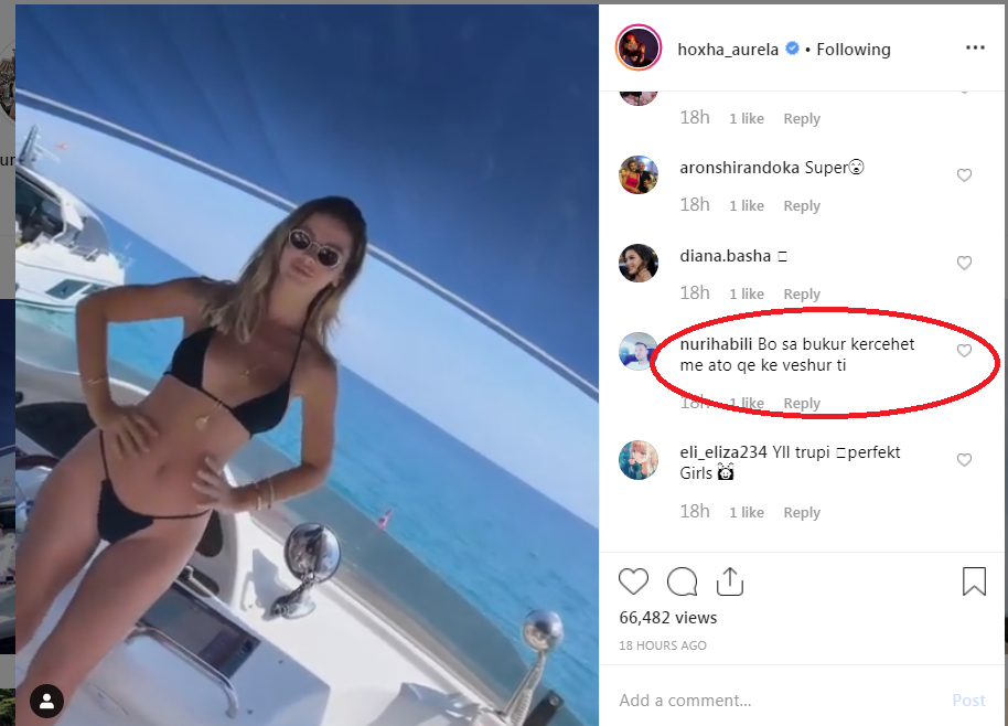 Kërceu vallen e Rugovës me bikini, ndjekësit kritikojnë Aurela Hoxhën: Vishu se i ul vlerat këngës 1 aURELA