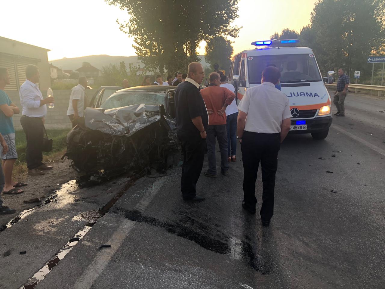 Aksident tragjik/ Humb jetën një person, plagosen 4 të tjerë aksidenti korce2