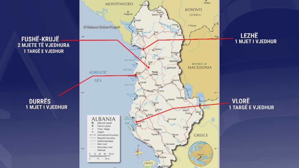 Makinat e atentateve denoncohen në Fushë-Krujë, përdoren dhe të trafikuara makinat e atentateve frame 385 1024x576 1