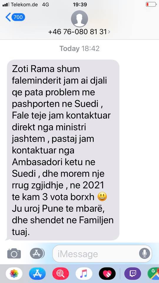 "Dhe Edi Rama të vijë këtu, nuk bëhet gjë", i riu mesazh kryeministrit: Më telefonoi … 2 rama fb sms 1