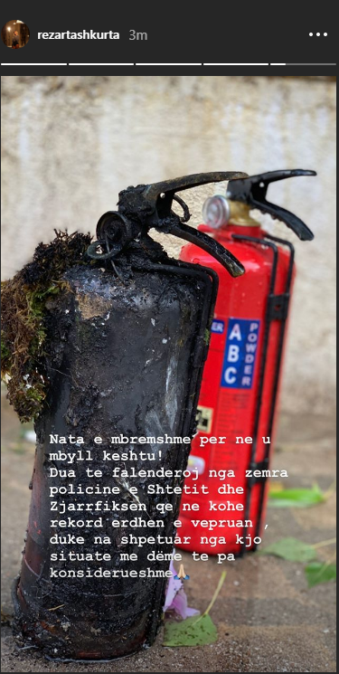 Rrufeja i bie në shtëpi, Rezarta Shkurta: Ja çfarë lanë pas flakët 1 rezarta