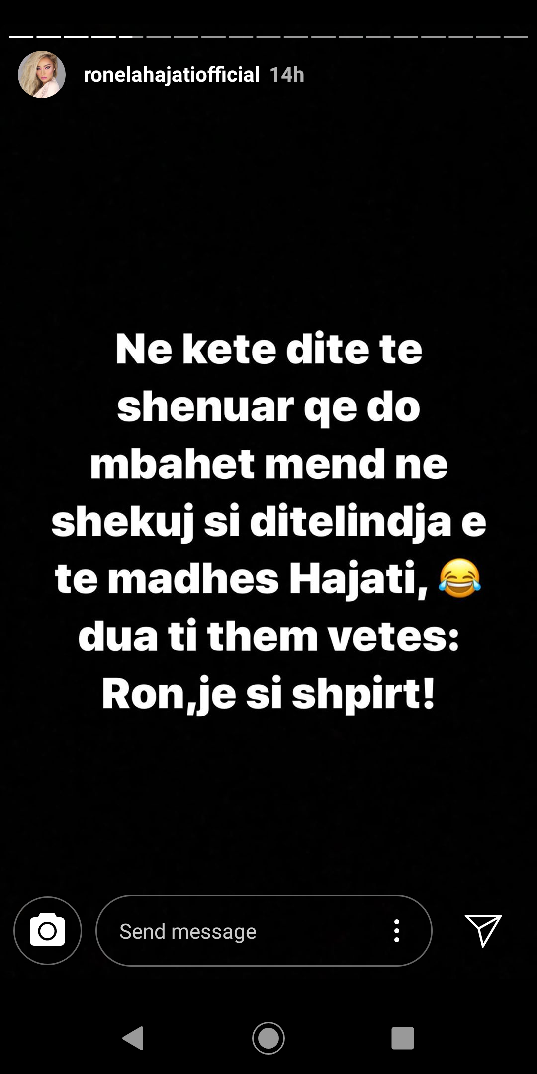 "Ditëlindja e të madhes Ronela Hajati", do qeshni me lot me këtë urim 1 ronela