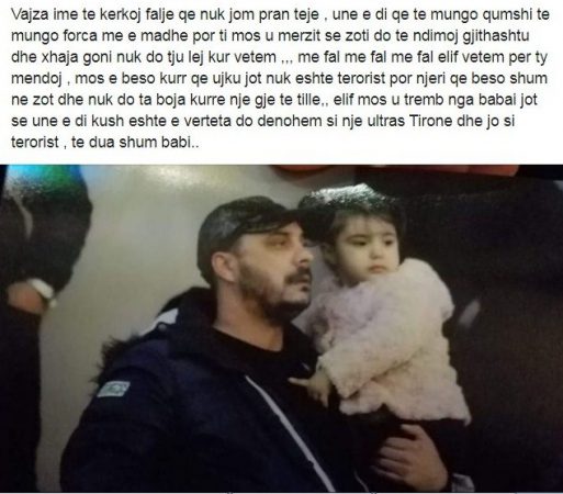 Policia e kërkon, Alban Rexha dedikim vajzës: Babi të do shumë, nuk jam terrorist 1 Screenshot 2 4