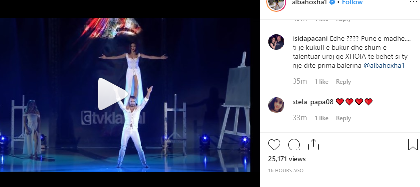 U rrezua teksa kërcente, Alba tregon momentin e sikletshëm që përjetoi 1 Untitled 1