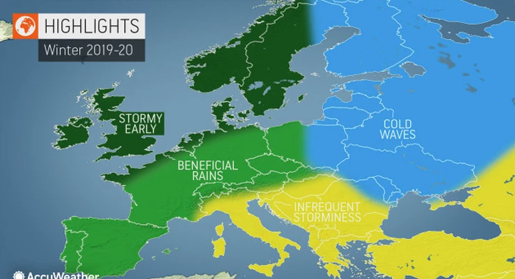 Dëborë në lindje, stuhi në veri të Europës. Ja çfarë e pret Ballkanin europe
