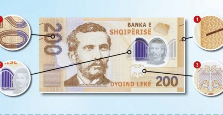 Ja si ti dalloni kartëmonedhat e reja 200 dhe 5000 lekëshe nëse janë false monedha