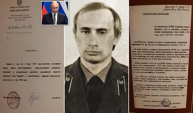 “Punonjës i disiplinuar”, Publikohen dosjet që zbulojnë se si Putin vlerësohej kur hyri në KGB putin