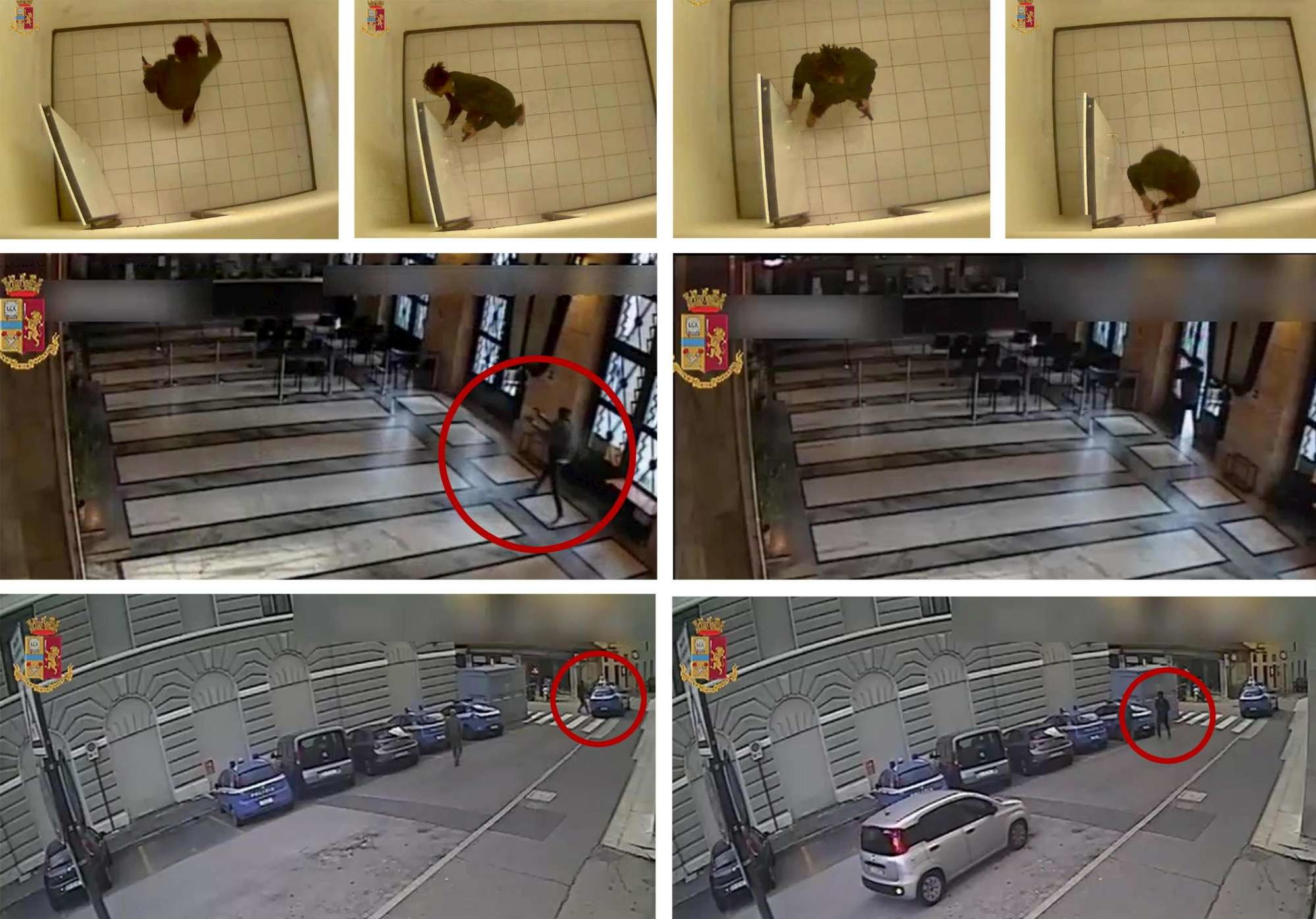 Dalin pamjet, si u qëlluan dy policët në kuesturën e Triestes (FOTO) treiest8